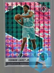 2020-21 Panini Mosaic Pink #242 Vernon Carey Jr. - Charlotte Hornets